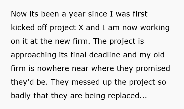 Woman Resigns After Being Removed From A Project, Watches Company Crumble Down At Her New Job Woman Resigns After Being Removed From A Project, Watches Company Crumble Down At Her New Job