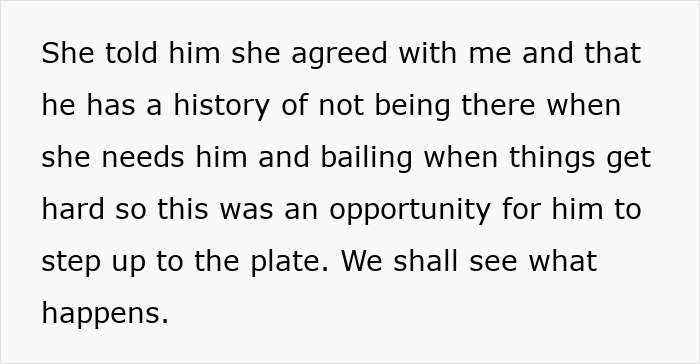 Text excerpt from a friend about a slacker hubby’s history of not caring for wife and potential plan to skip after surgery. Text excerpt from a friend about a slacker hubby’s history of not caring for wife and potential plan to skip after surgery.