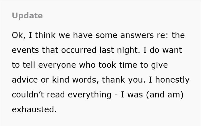 Sister revealed dead brother lie in a heartfelt message thanking supporters after a difficult and exhausting night.