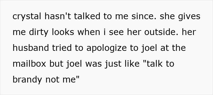 Text message conversation about neighbors involved in a petty HOA war over grass height, referencing rulebooks and tape measure.