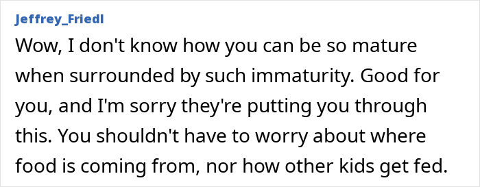 16YO Tells Stepmom It’s Not His Job To Feed Her Kids, She Gets Angry At Him 16YO Tells Stepmom It’s Not His Job To Feed Her Kids, She Gets Angry At Him