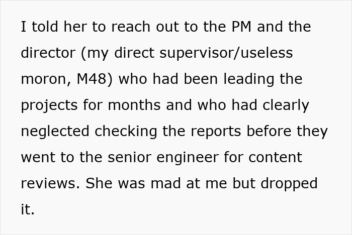 Woman Resigns After Being Removed From A Project, Watches Company Crumble Down At Her New Job Woman Resigns After Being Removed From A Project, Watches Company Crumble Down At Her New Job