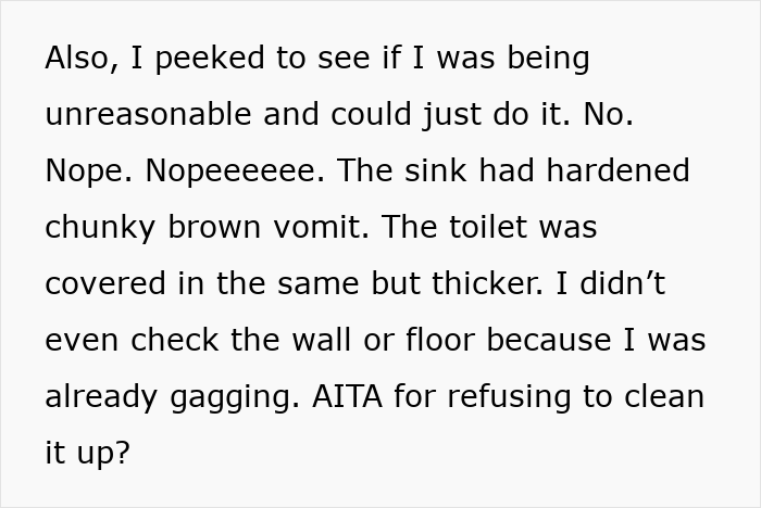 Mother caring for 10-month-old visibly upset, refusing to clean fiancé’s vomit, showing tension and emotional distress.