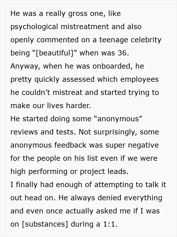 “I Watched Him Choke Down His Anger”: Woman Answers Personality Test As If She Were Her Boss “I Watched Him Choke Down His Anger”: Woman Answers Personality Test As If She Were Her Boss