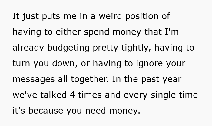 "Time To Move On": Woman Feels Bad For Finally Saying No To Friend Who Only Reaches Out To Get Cash