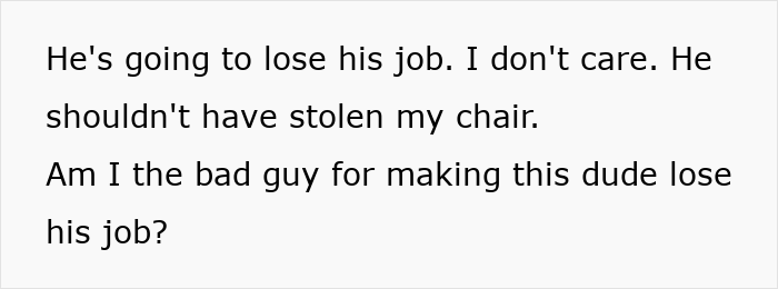 Guy Keeps Taking Newbie’s $1.8K Chair, Gets Arrested On The Spot Guy Keeps Taking Newbie’s $1.8K Chair, Gets Arrested On The Spot