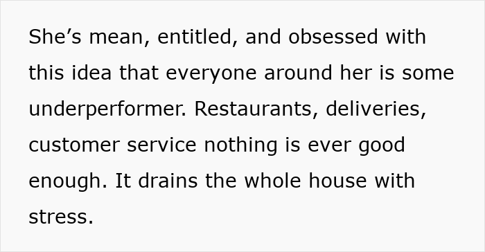 Text on white background describing a wife turned mean once got money, highlighting entitlement and stress in the household. Text on white background describing a wife turned mean once got money, highlighting entitlement and stress in the household.