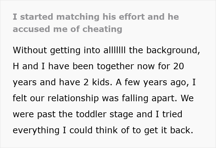 Wife Decides To Focus On Self And Match Hubby's Low Effort In Relationship, He Thinks She's Cheating Wife Decides To Focus On Self And Match Hubby's Low Effort In Relationship, He Thinks She's Cheating