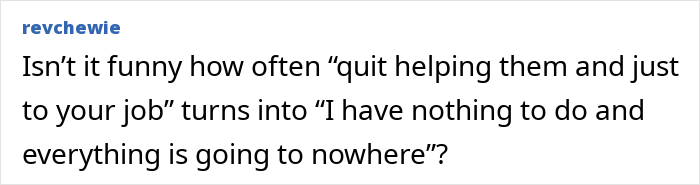 Employee Helps Teammate Off-Duty, Gets Reprimanded, Delivers Petty But Perfect Payback
