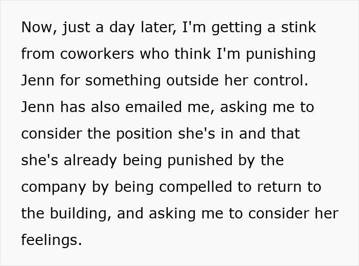 Woman expects her private office back after remote work for 2 years but faces unexpected reality at the workplace. Woman expects her private office back after remote work for 2 years but faces unexpected reality at the workplace.
