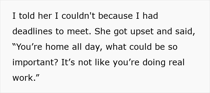 Screenshot of a text message revealing a brother quitting babysitting after sister says his job isn’t real work. Screenshot of a text message revealing a brother quitting babysitting after sister says his job isn’t real work.