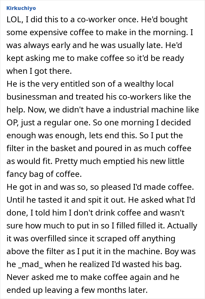 Woman Enjoys Caffeinated Chaos Descending Upon Office After Boss Puts Her In Charge Of Coffee Woman Enjoys Caffeinated Chaos Descending Upon Office After Boss Puts Her In Charge Of Coffee