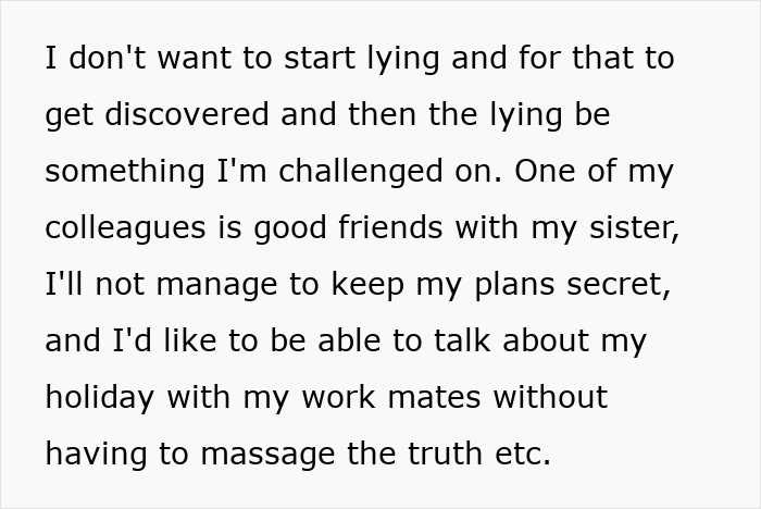 Text excerpt about a woman’s Tenerife vacay blocked by her boss over sun, sand, and cocktails affecting her focus. Text excerpt about a woman’s Tenerife vacay blocked by her boss over sun, sand, and cocktails affecting her focus.