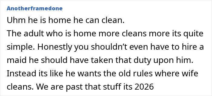 Woman Done With Living In Filth, Hires Housemaid, Gives Husband An Ultimatum When He Protests