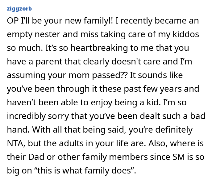 16YO Tells Stepmom It’s Not His Job To Feed Her Kids, She Gets Angry At Him 16YO Tells Stepmom It’s Not His Job To Feed Her Kids, She Gets Angry At Him