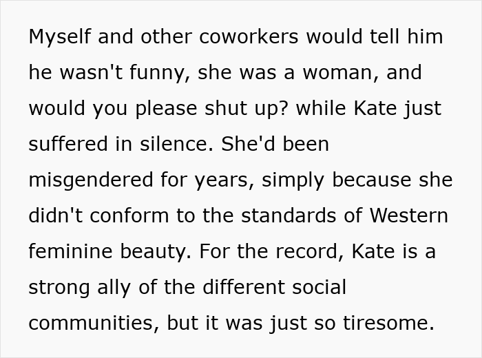 Man Keeps Misgendering His Coworker Thinking He&rsquo;s Untouchable, To His Surprise Gets Fired