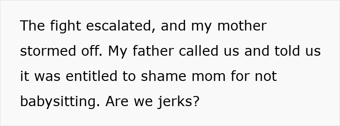 Mom Shamelessly Dumps Kids On Parents, Acts Like Martyr Mommy Now That They’re Grown Up, Irks Them Mom Shamelessly Dumps Kids On Parents, Acts Like Martyr Mommy Now That They’re Grown Up, Irks Them