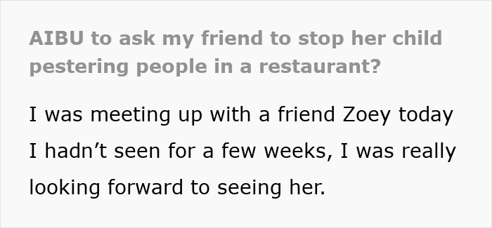 Text post about an 8YO girl going everywhere with her mom and interactions with strangers that upset mom’s friend.