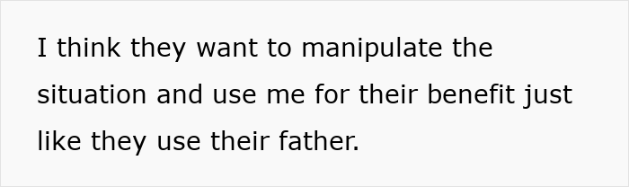 Alt text: A quote about feeling manipulated by stepdaughters in a stepmother drama context, highlighting family conflict tension. Alt text: A quote about feeling manipulated by stepdaughters in a stepmother drama context, highlighting family conflict tension.