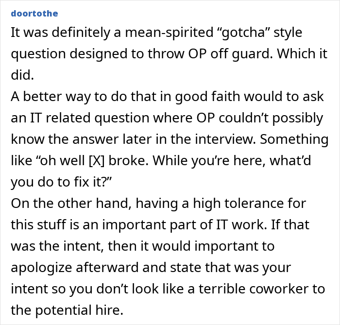 Man Has No Idea Question About The Grand Canyon Is A Test To Check His Work Ethic, Fails It