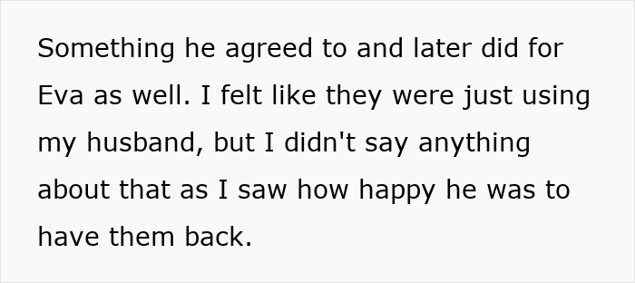 Text excerpt about family conflict involving stepdaughters disowning stepmother, highlighting emotional drama and tension. Text excerpt about family conflict involving stepdaughters disowning stepmother, highlighting emotional drama and tension.