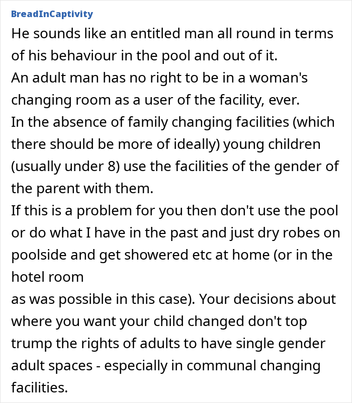 Woman Kicks Out Dad With A Daughter From Women’s Changing Room, Asks If She Was Right Woman Kicks Out Dad With A Daughter From Women’s Changing Room, Asks If She Was Right
