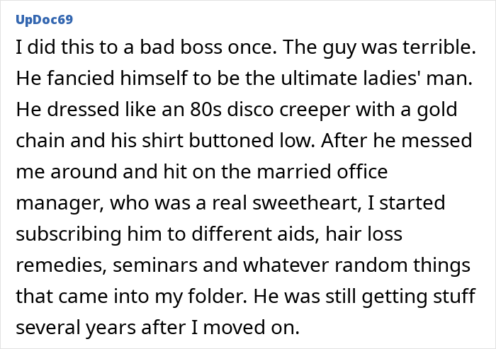Boss Gives Employee 1 Out Of 5 Score In A Yearly Review For No Reason, Receives Petty Revenge Boss Gives Employee 1 Out Of 5 Score In A Yearly Review For No Reason, Receives Petty Revenge