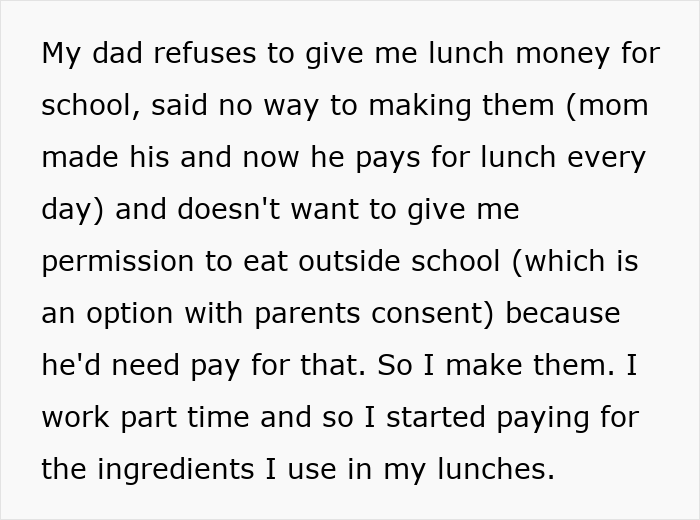 16YO Tells Stepmom It’s Not His Job To Feed Her Kids, She Gets Angry At Him 16YO Tells Stepmom It’s Not His Job To Feed Her Kids, She Gets Angry At Him