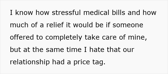 Text about stressful medical bills and the emotional impact of a late half-sis lying for dad’s support. Text about stressful medical bills and the emotional impact of a late half-sis lying for dad’s support.