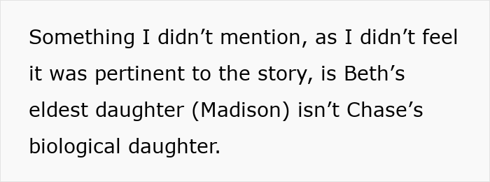 Text excerpt discussing family secrets and revealing a sister's lie about her brother.