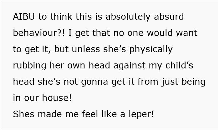 Woman Thinks Her Housekeeper Is Ridiculous To Be Afraid Of Lice Infestation At Her Home