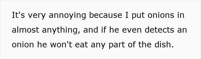 Aunt Outraged That Niece Purposely Made Quiche With Onions For Her Picky Son, Niece Sees No Issue Aunt Outraged That Niece Purposely Made Quiche With Onions For Her Picky Son, Niece Sees No Issue