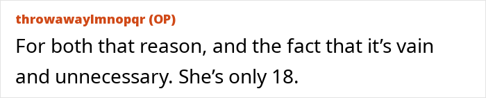 Screenshot of an online post discussing an 18-year-old wanting to spend grandpa’s inheritance on a BBL while dad refuses to pay for college.