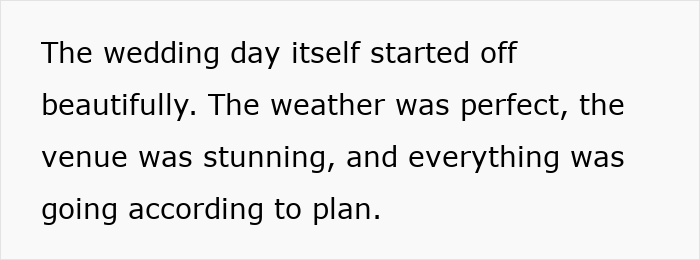 Bride and groom at altar during wedding ceremony as bride overhears groom’s unexpected revelations causing split.