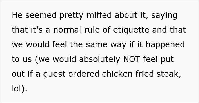 Woman Shocked As Dad Complains About Her Daughter Ordering Expensive Meal While He Was Paying