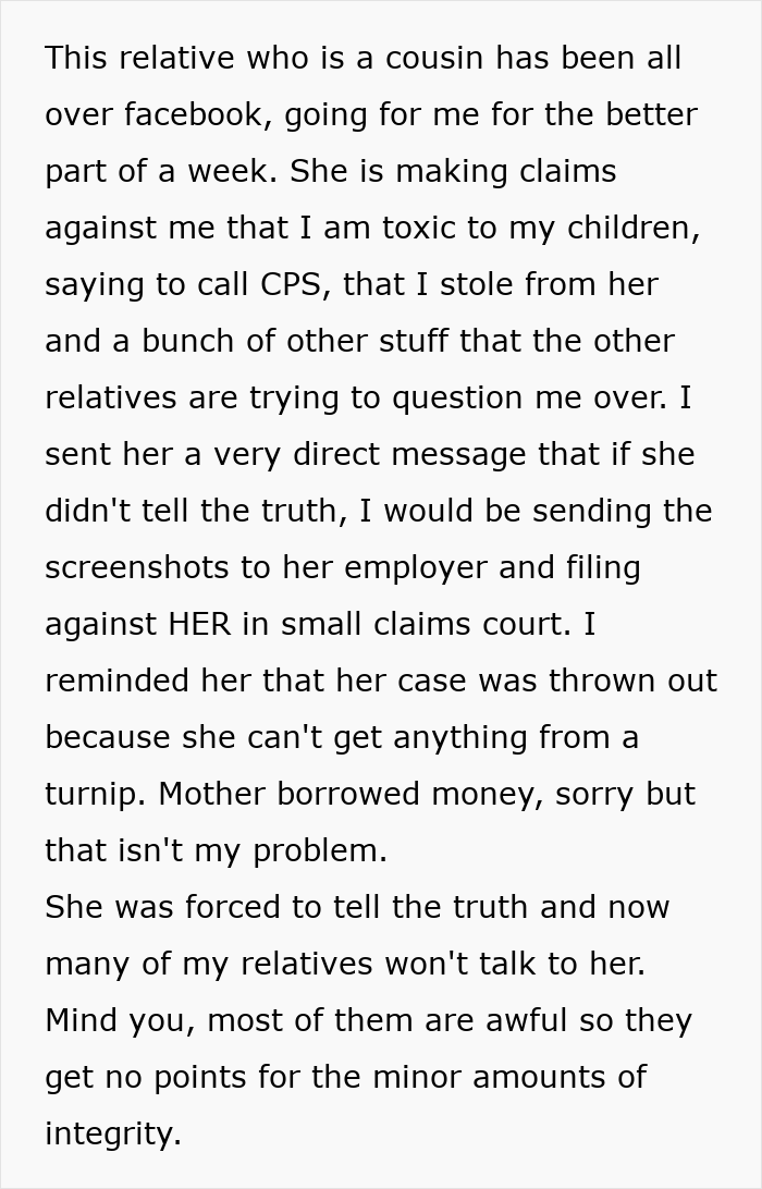 “She Was Sitting On Nearly $500K”: Woman Gets Sued By Greedy Relatives, Makes Them Regret It “She Was Sitting On Nearly $500K”: Woman Gets Sued By Greedy Relatives, Makes Them Regret It