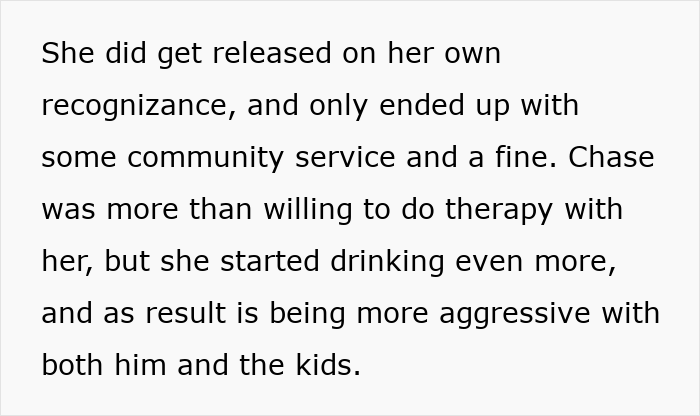 Text passage about a sister revealed dead brother lie, discussing therapy, drinking, and family struggles.