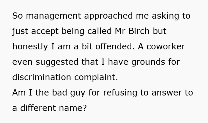 European Man Baffled After American Coworkers Refuse To Call Him By His ‘Offensive’ Last Name European Man Baffled After American Coworkers Refuse To Call Him By His ‘Offensive’ Last Name