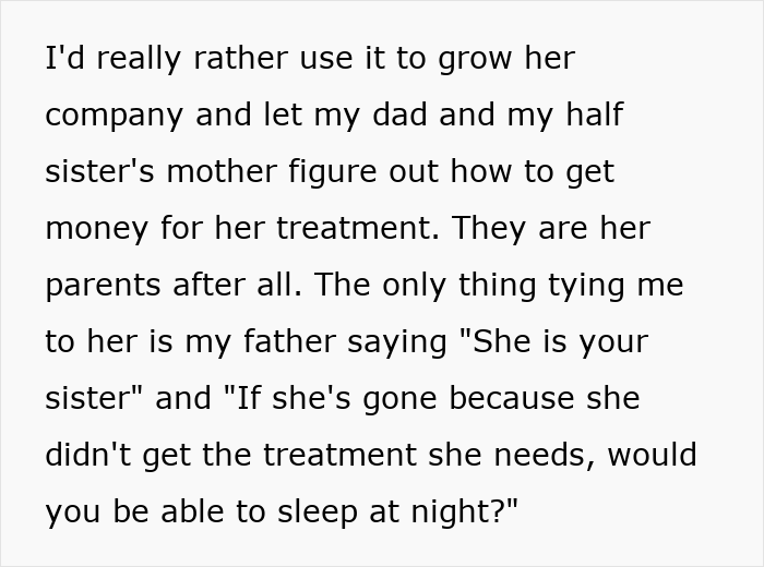 Alt text: Woman refuses to pay for dad’s lovechild’s surgery with inheritance money amid family conflict and accusations of being heartless