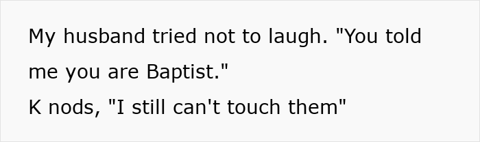 Text message conversation about a custodian refusing to empty feminine hygiene waste bins due to religious beliefs. Text message conversation about a custodian refusing to empty feminine hygiene waste bins due to religious beliefs.