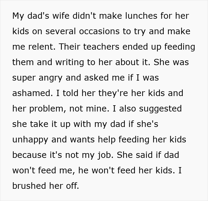 16YO Tells Stepmom It&rsquo;s Not His Job To Feed Her Kids, She Gets Angry At Him