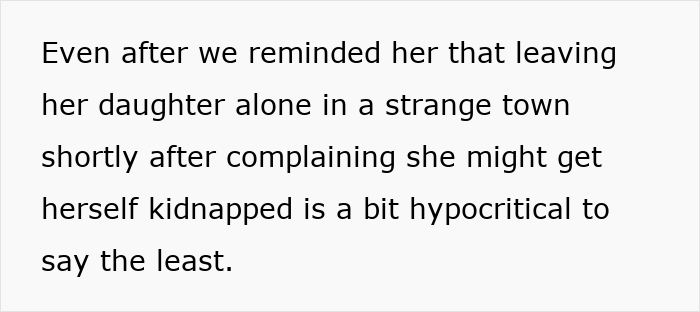 Text showing concern over parents abandoning 5YO daughter in another city, neighbor finds her and calls CPS quickly.