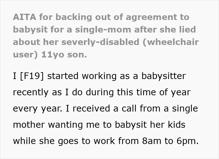 Babysitter shocked to discover disabled third child hidden by mom, quits and leaves immediately in disbelief. Babysitter shocked to discover disabled third child hidden by mom, quits and leaves immediately in disbelief.